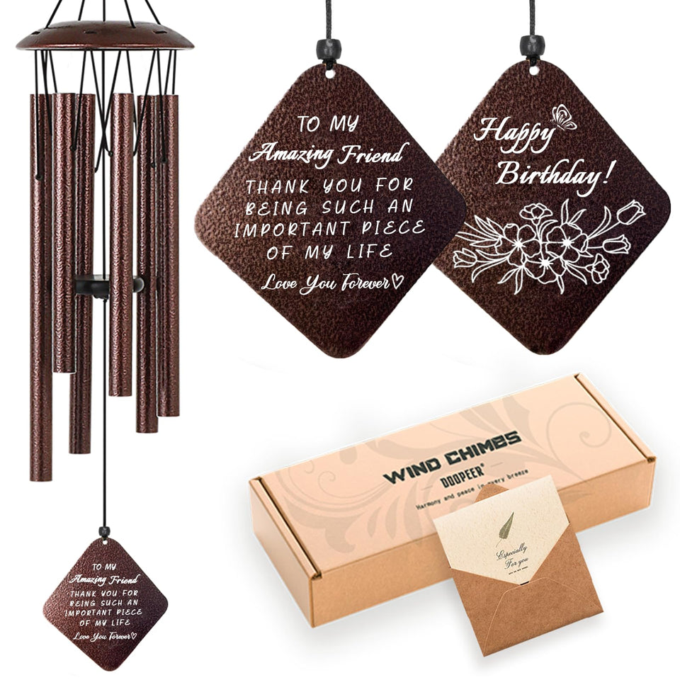 Doopeer bronze wind chime, a thoughtful birthday gift conveying blessings.