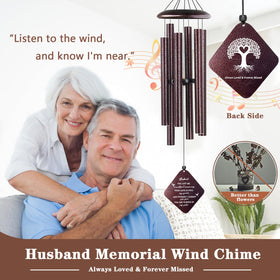 Doopeer bronze-finish wind chime with durable weatherproof construction for year-round display.