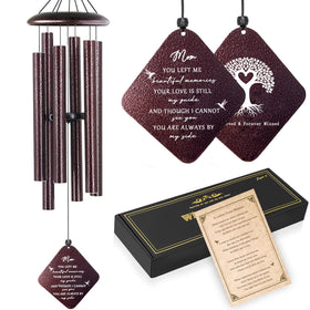 Doopeer bronze leaf wind catcher enhancing outdoor memorial with lasting chimes