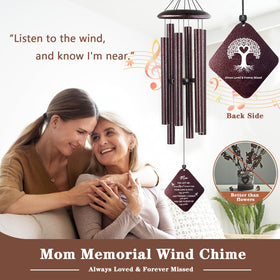 Doopeer six-tube wind chime in bronze for a fuller, soothing melody