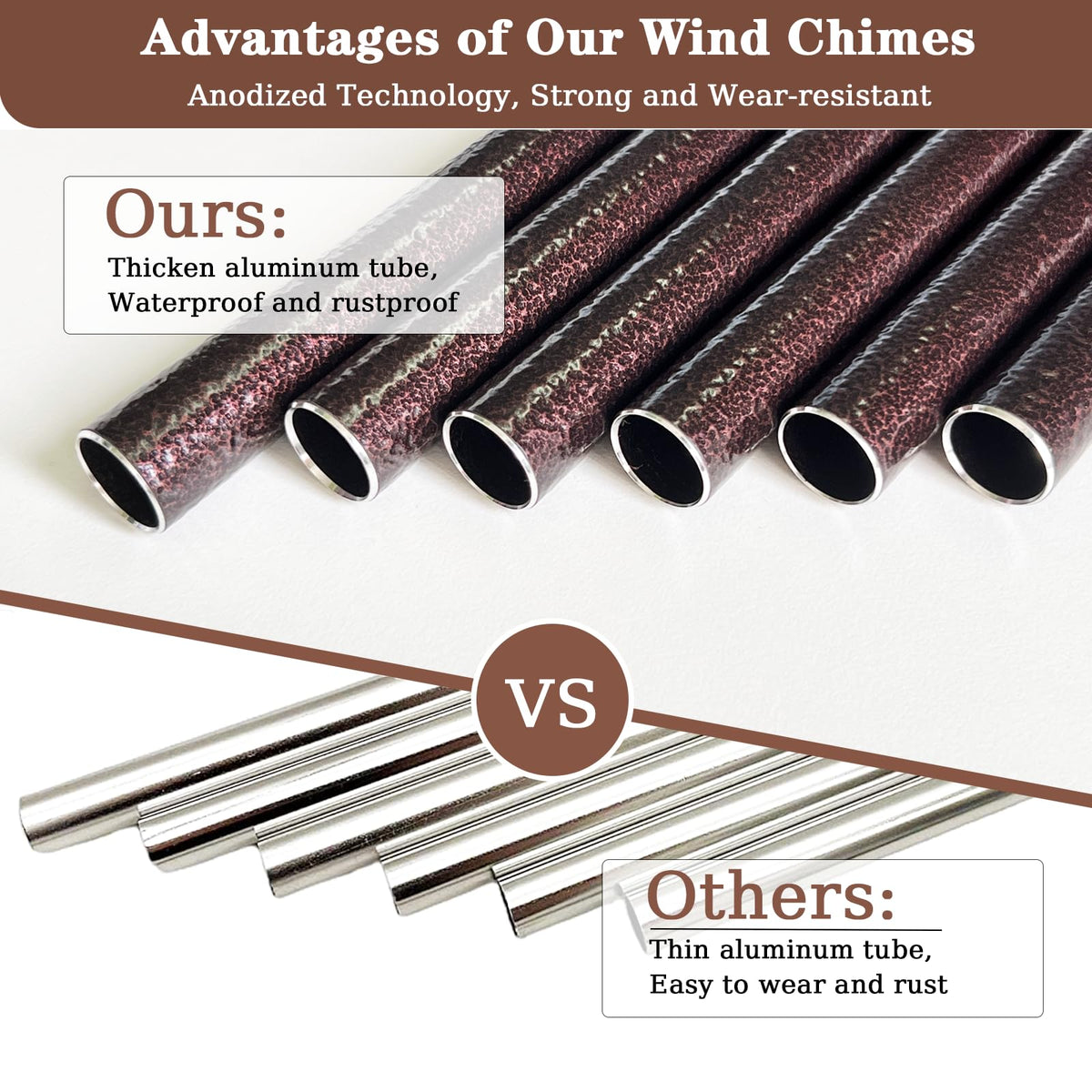 Doopeer wind chime is crafted for durability and steady tones.