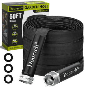 Doorich garden hose with TPU core highlighting safety and durability for watering tasks