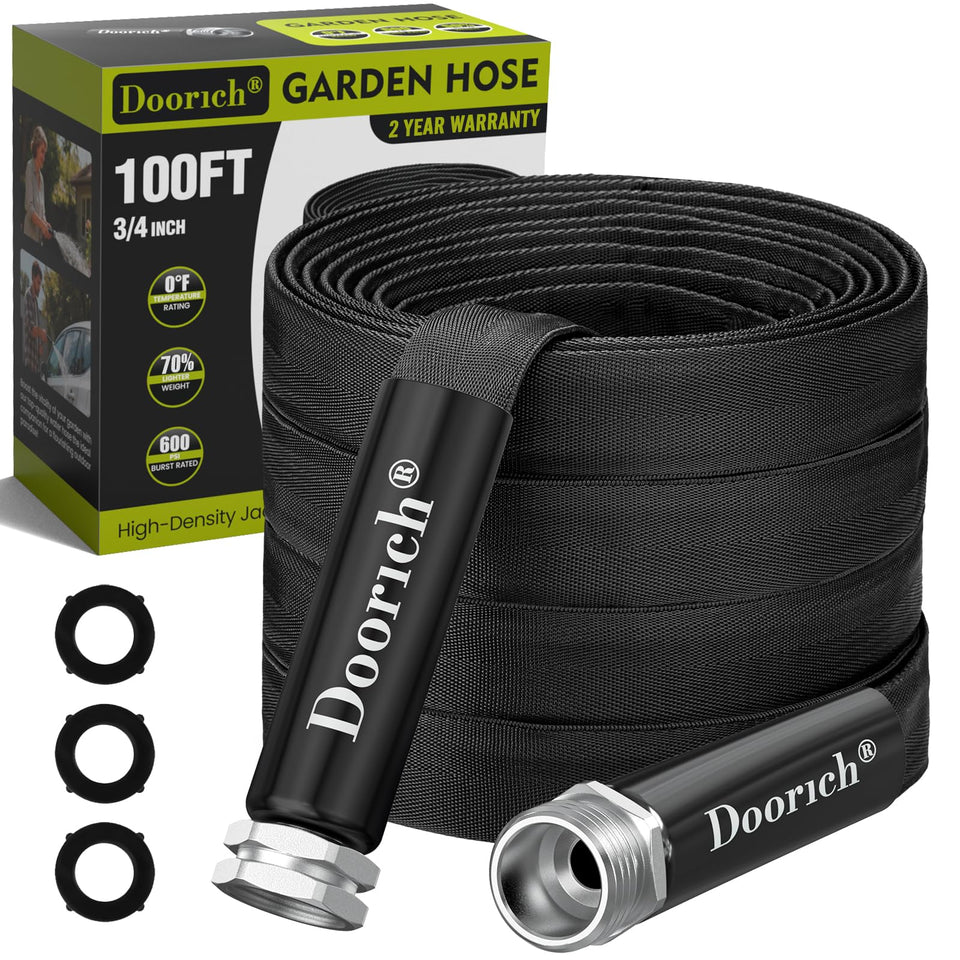 Doorich garden hose with TPU core for safer, durable watering.