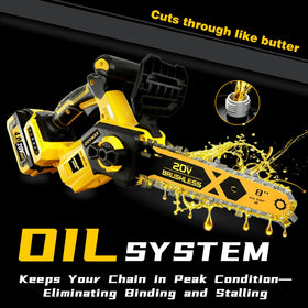 DOOYUTOOL front chain brake for immediate stopping and safer operation
