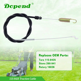 Dopend replacement cable for Toro Personal Pace drives reliable operation.