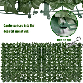 DOPGIB ivy fence panels indoors give a vibrant evergreen backdrop