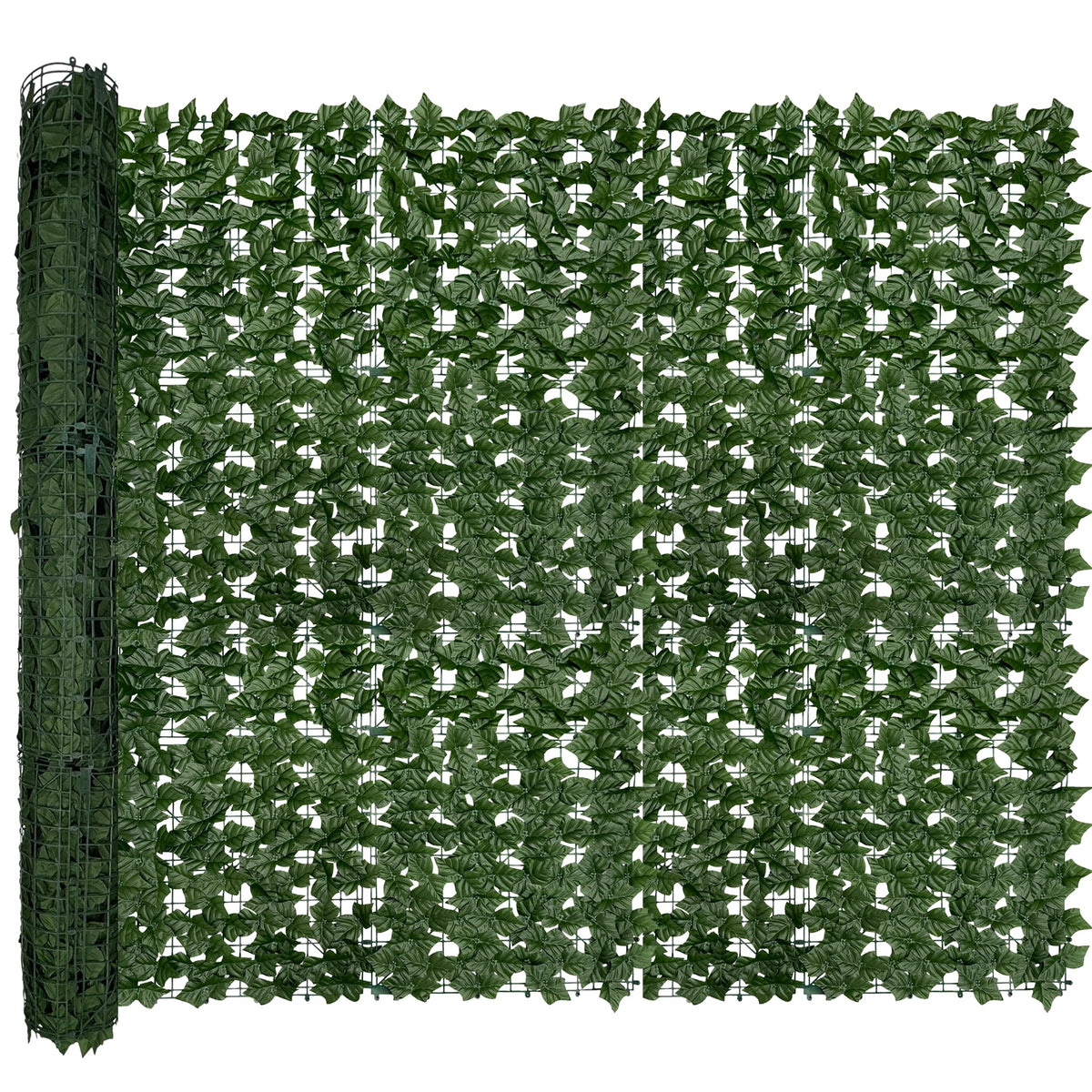 DOPGIB artificial ivy privacy fence roll screen wide shot for outdoor privacy