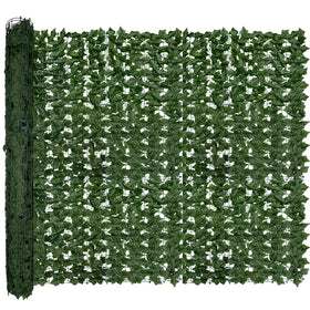 DOPGIB artificial ivy privacy fence roll screen wide shot for outdoor privacy