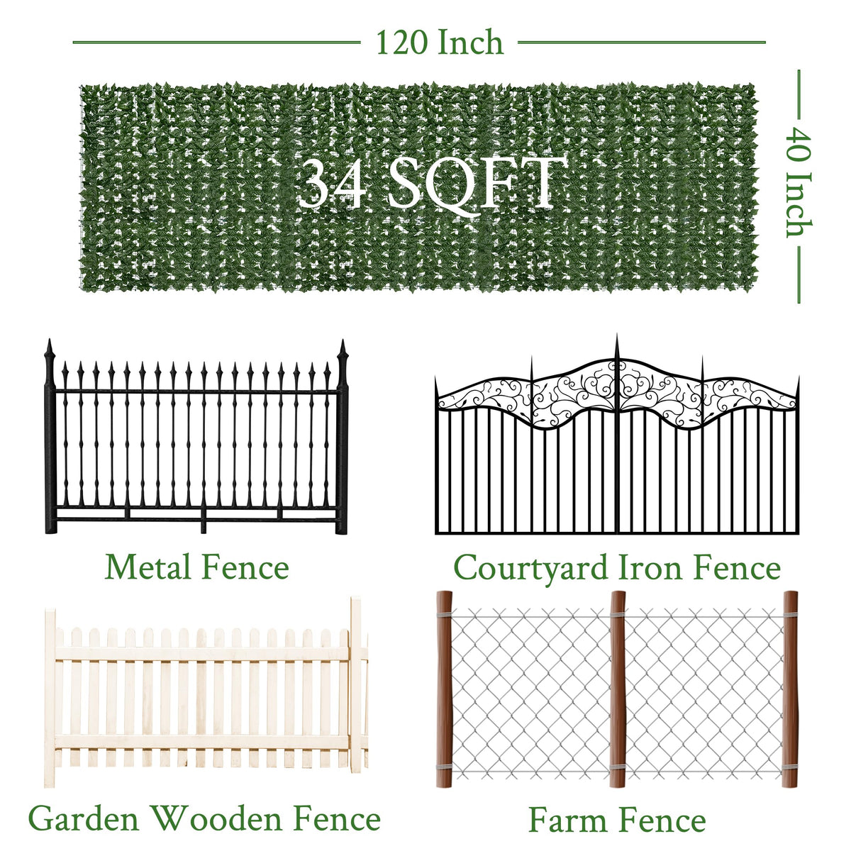 DOPGIB ivy wall panel suitable for indoor and outdoor greenery projects.
