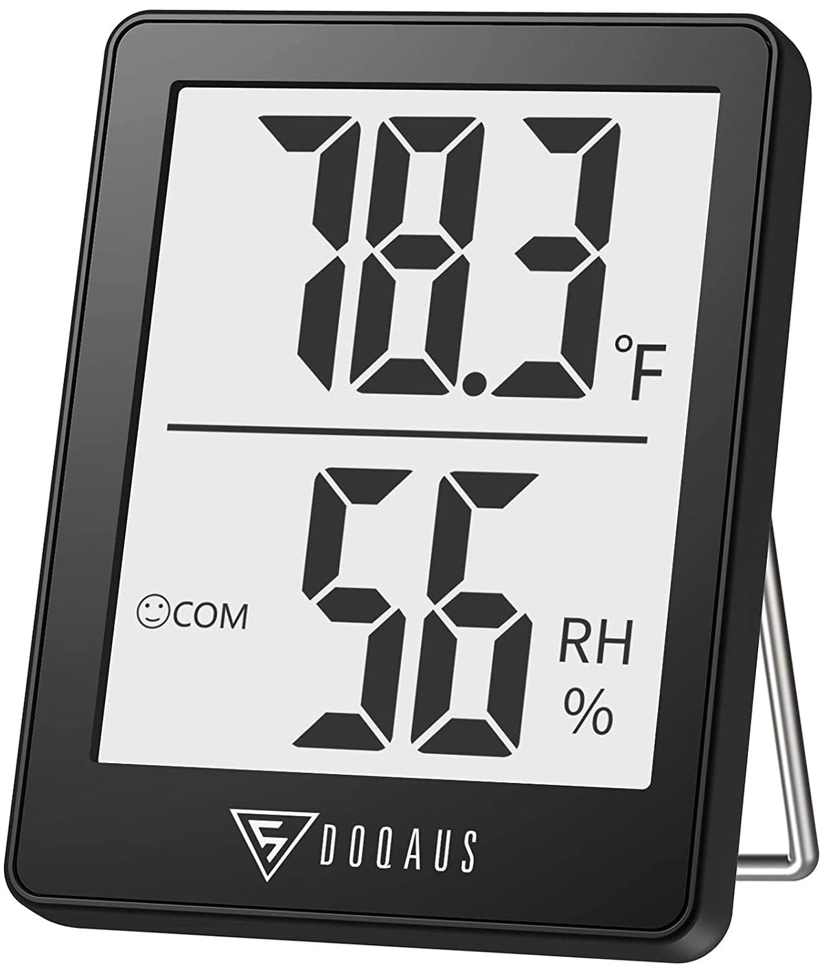 DOQAUS digital hygrometer display for quick room readings