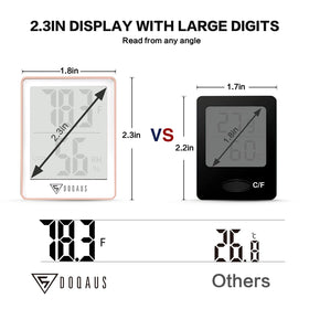 DOQAUS battery pack powers the device with easy replacement.