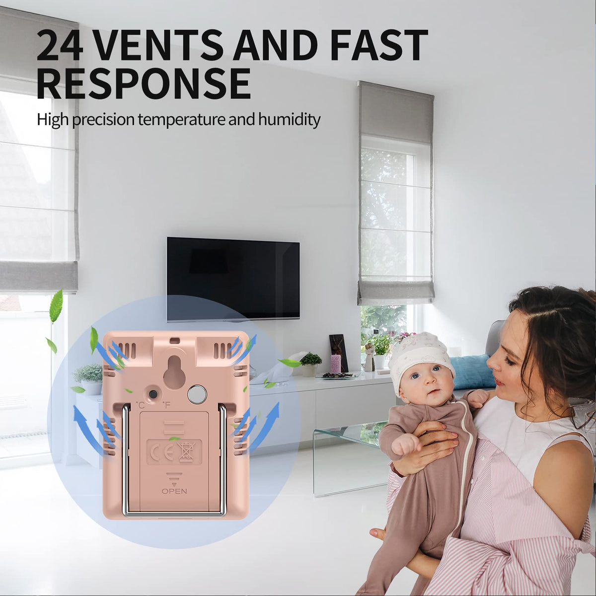 DOQAUS product kit includes batteries and manual for quick setup.
