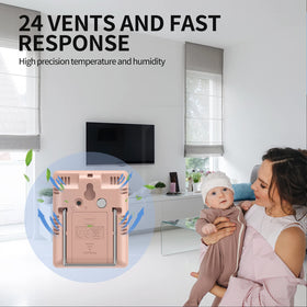 DOQAUS product kit includes batteries and manual for quick setup.