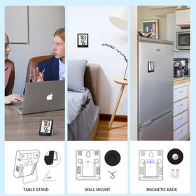 DOQAUS hanging hole mounting option for wall placement