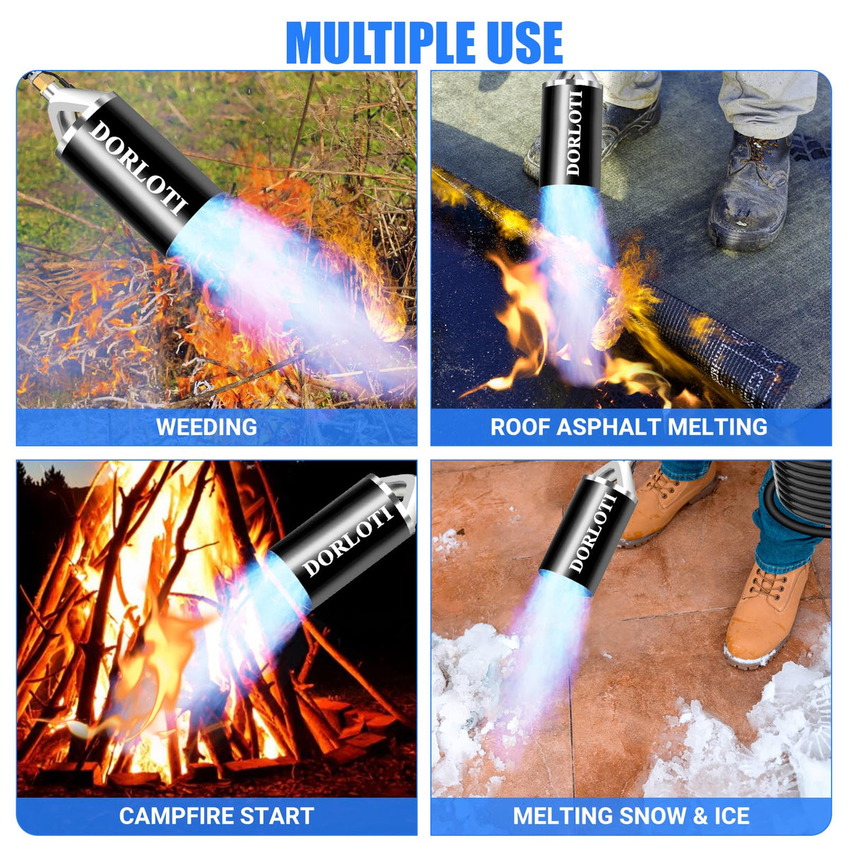DORLOTI durable refractory steel construction withstands heavy-duty work.