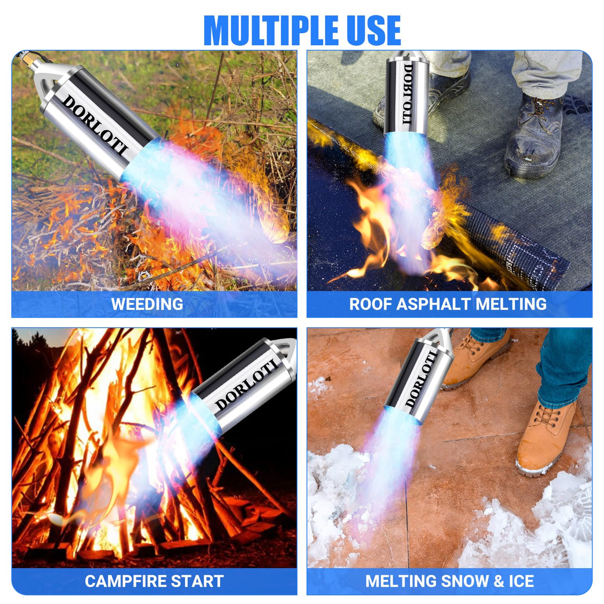 DORLOTI durable steel construction and oil-resistant hose for longevity.