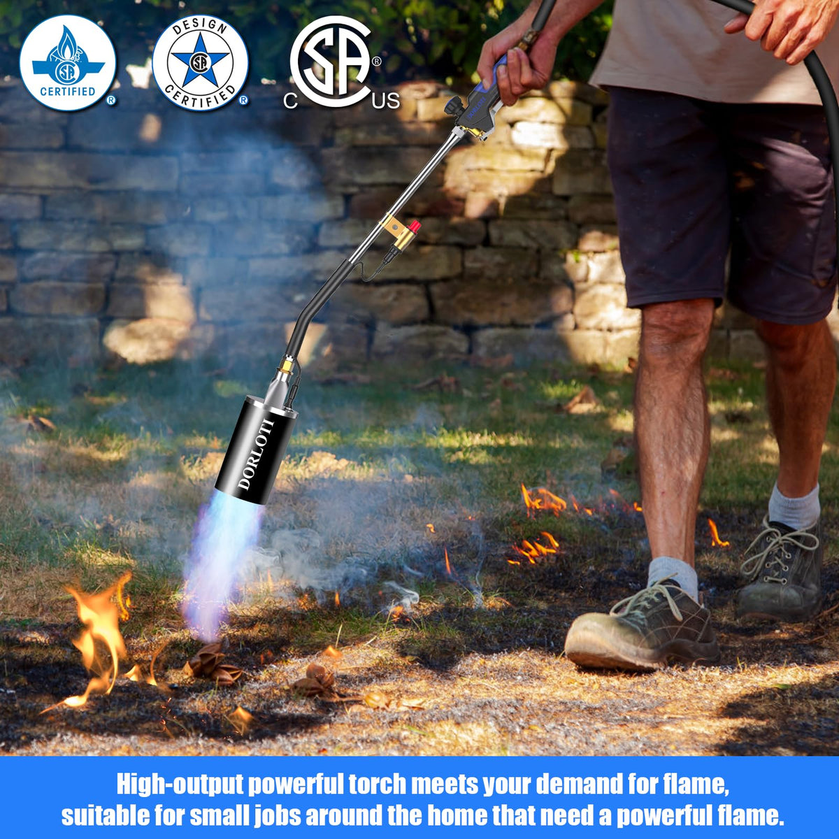 Dorloti torch with durable steel body for rugged tasks