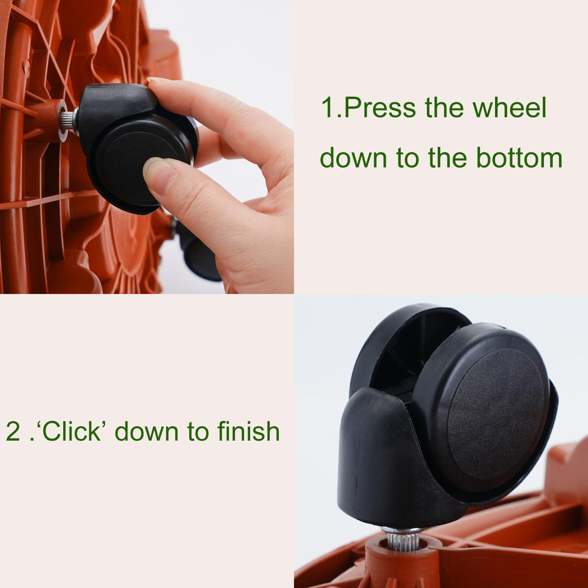 Doseno caddies suitable for indoor and outdoor use on multiple surfaces