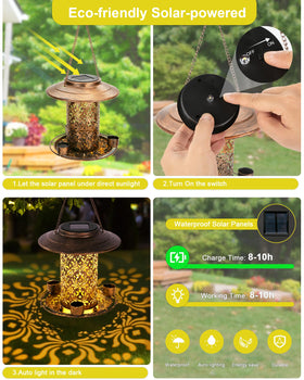 Dosevita rust-resistant bird feeder designed for lasting outdoor use