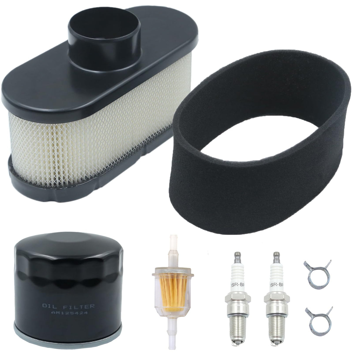 Dospruna X350 air filter for John Deere mowers, promoting cleaner intake and smoother operation.