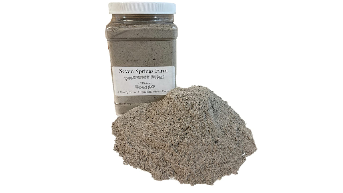 Dot Red Tennessee Sifted Wood Ash 2lb tub for easy handling and storage