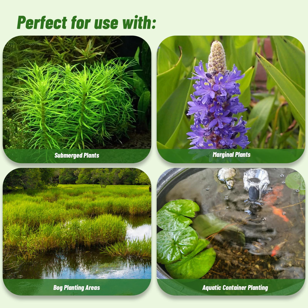 Water surface with improved moisture retention from Doter soil in an aquarium.