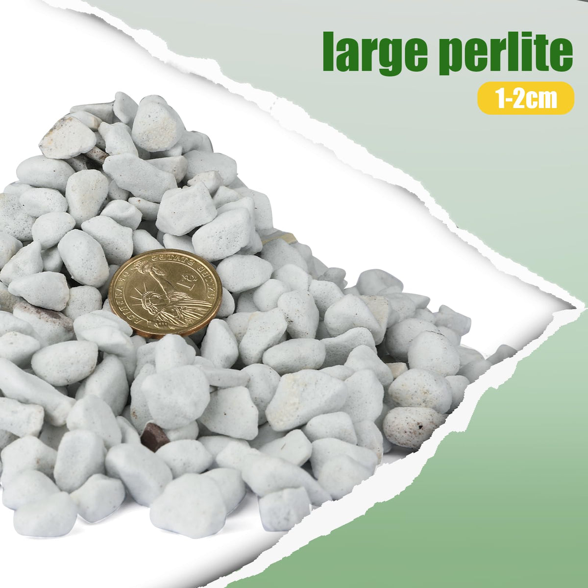 Doter Organic Chunky Perlite bag showing horticultural grade purity.