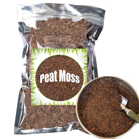 Doter Organic Sphagnum Peat Moss packaging close-up with resealable pouch for long-term storage