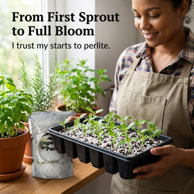Doter Perlite helps maintain nutrient-rich potting mixes for plants.