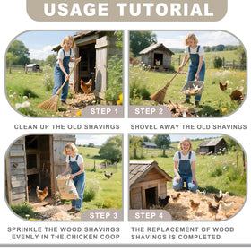 DOTUHAO multi-pet bedding setup suitable for small animals and coops.
