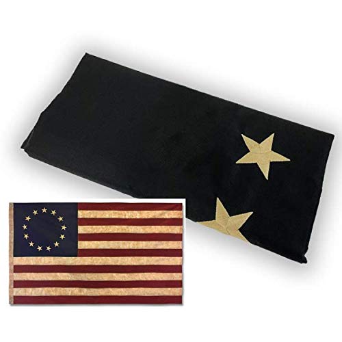 Flag features a reinforced double-stitched perimeter for durability