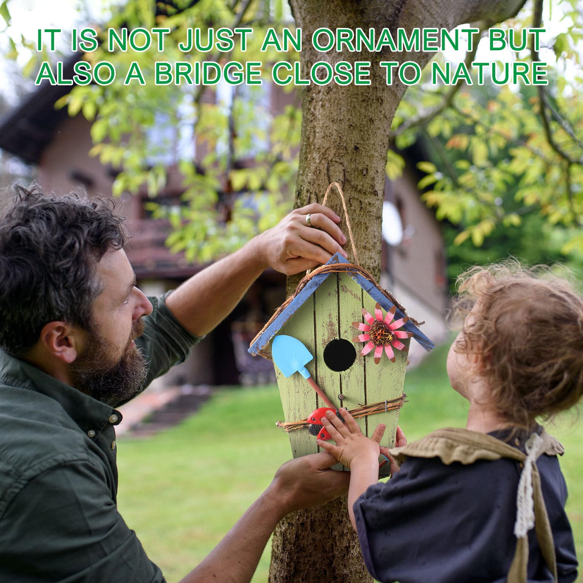 DoubleFill gift-ready birdhouse for nature lovers and birdwatchers.