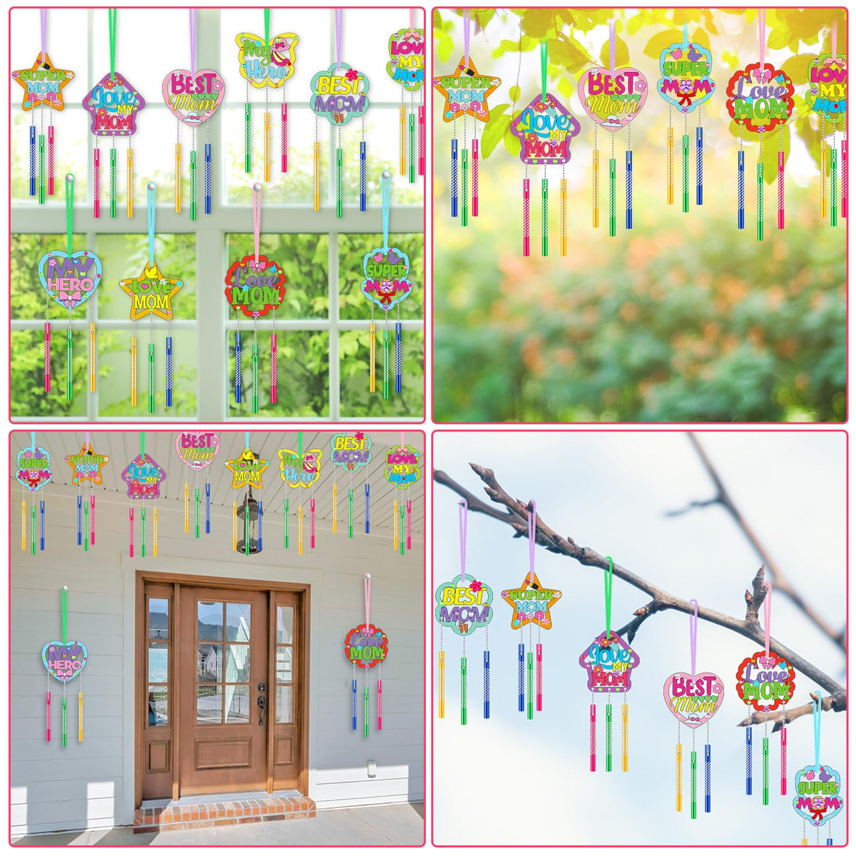 DoubleFill finished wind chime on display adds charm to home décor