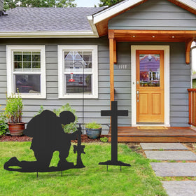 DoubleFill memorial package includes two signs for a coordinated garden tribute