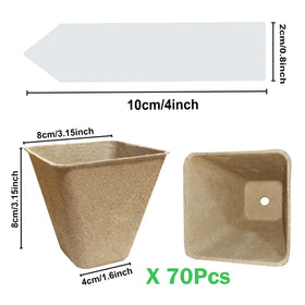 Doubleggs plant labels 100-count for tracking varieties and progress in your tray.
