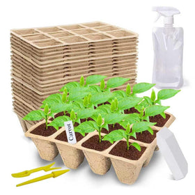 Doubleggs 360-cell seed starter tray for efficient indoor germination and growth.