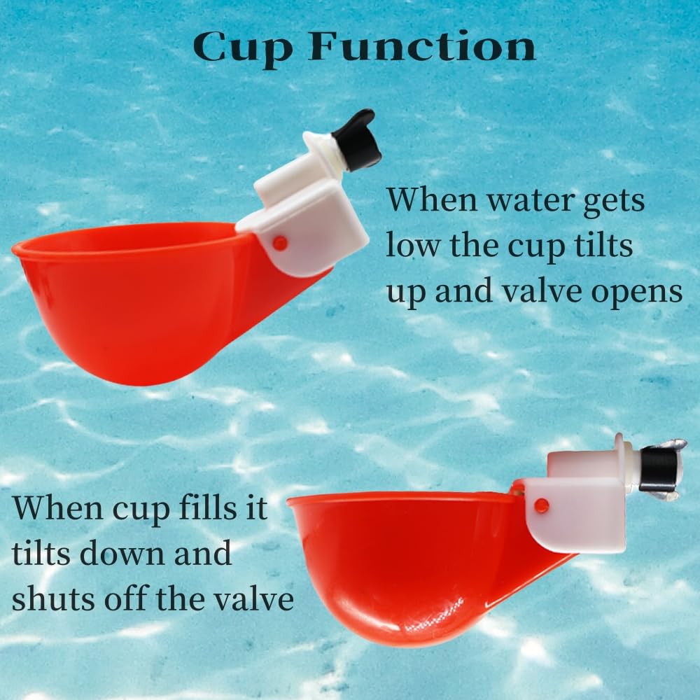 12-pack DoubleWood Waterer Cups shown for versatile flock care.
