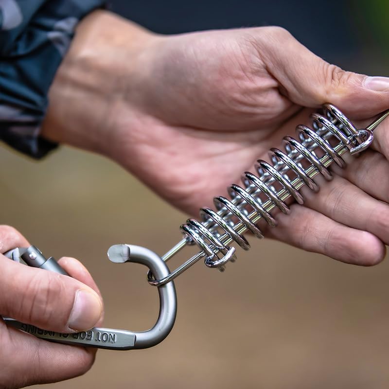 Doucdoft hammock-springs compatible with hammocks and outdoor gear.