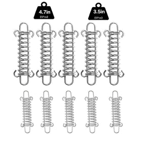 Doucdoft shade-sail-springs 10kit enables fast outdoor shade setup with durable hardware.