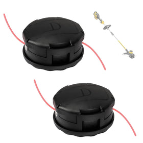 doufuhua DeWalt quick-load trimmer head installed on DCST922 for fast, easy reloads