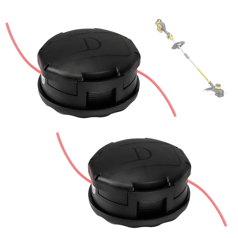 doufuhua DeWalt quick-load trimmer head installed on DCST922 for fast, easy reloads