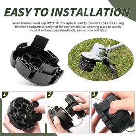 doufuhua protective cap guards trimmer head from debris