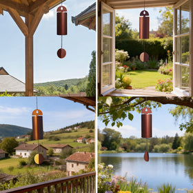 DOVENBROOK memorial wind chime gift, ideal for mom or grandma.