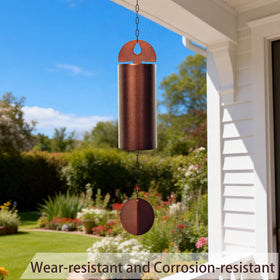 DOVENBROOK outdoor wind chime with a sturdy hanging hook for easy setup.