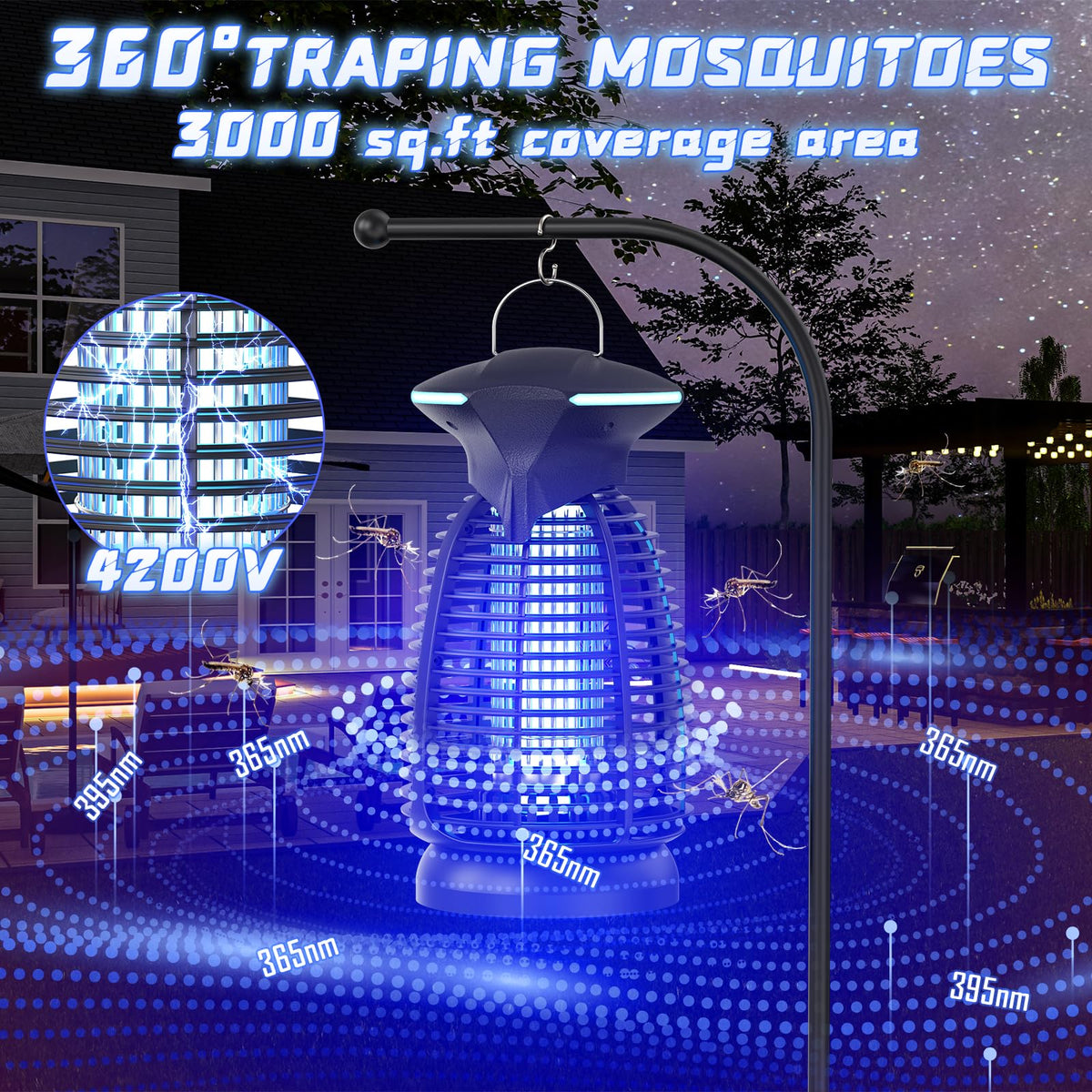 Dovima 4200V grid delivers instant pest elimination on contact.