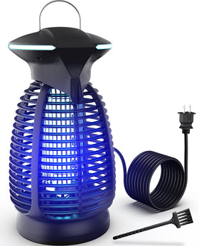 Dovima bug zapper outdoor front view with rugged ABS housing and 4200V grid.