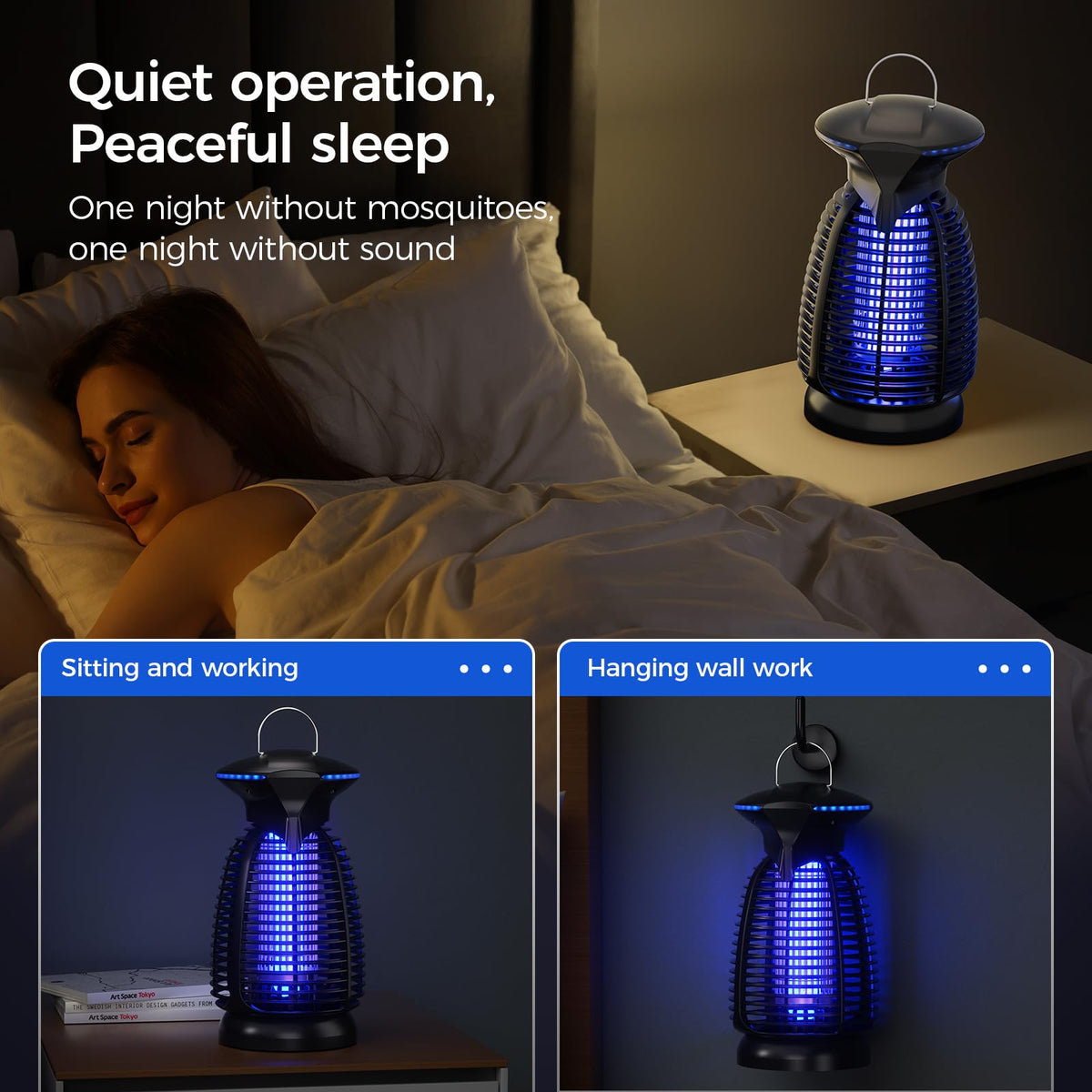 Dovina detachable base enables easy removal of dead insects