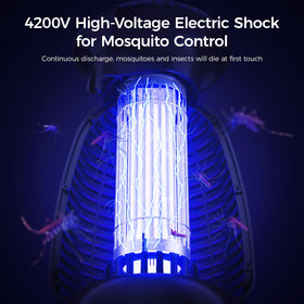 Dovima zapper with 4200V grid instantly kills insects on contact