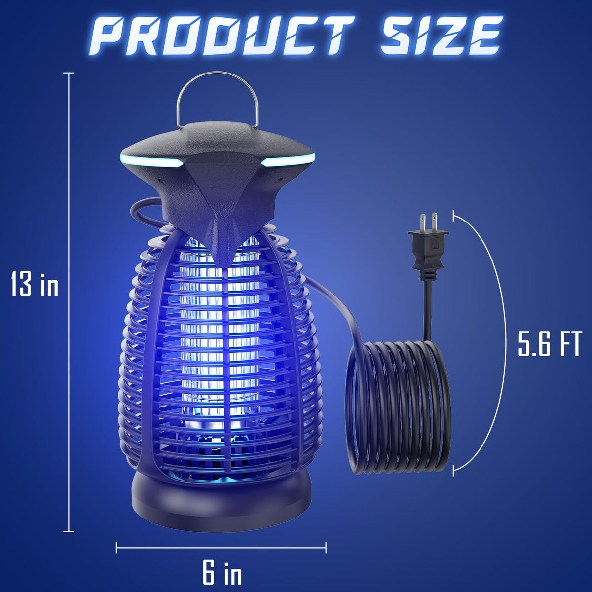 Dovima waterproof mosquito killer keeps patio comfortable in rain and shine.