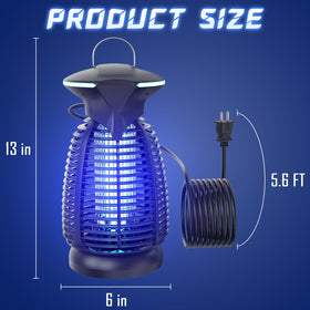 Dovima waterproof mosquito killer keeps patio comfortable in rain and shine.